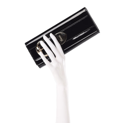 Gucci Patent Romy Clutch Black 2 of 8
