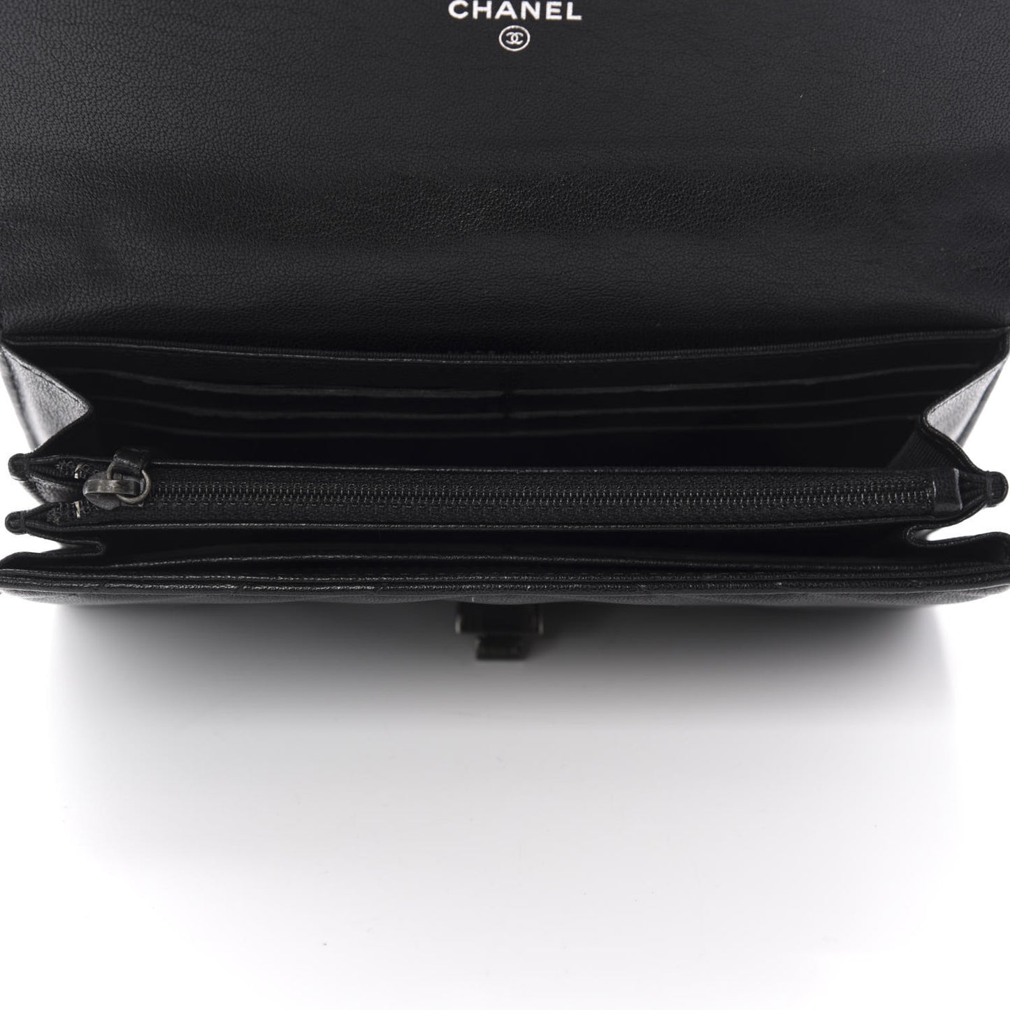 Sheepskin Chevron Quilted 2.55 Reissue Flap Wallet So Black