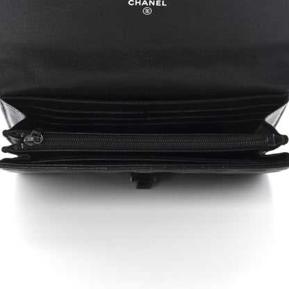 Chanel Sheepskin Chevron Quilted 2.55 Reissue Flap Wallet So Black 5 of 8