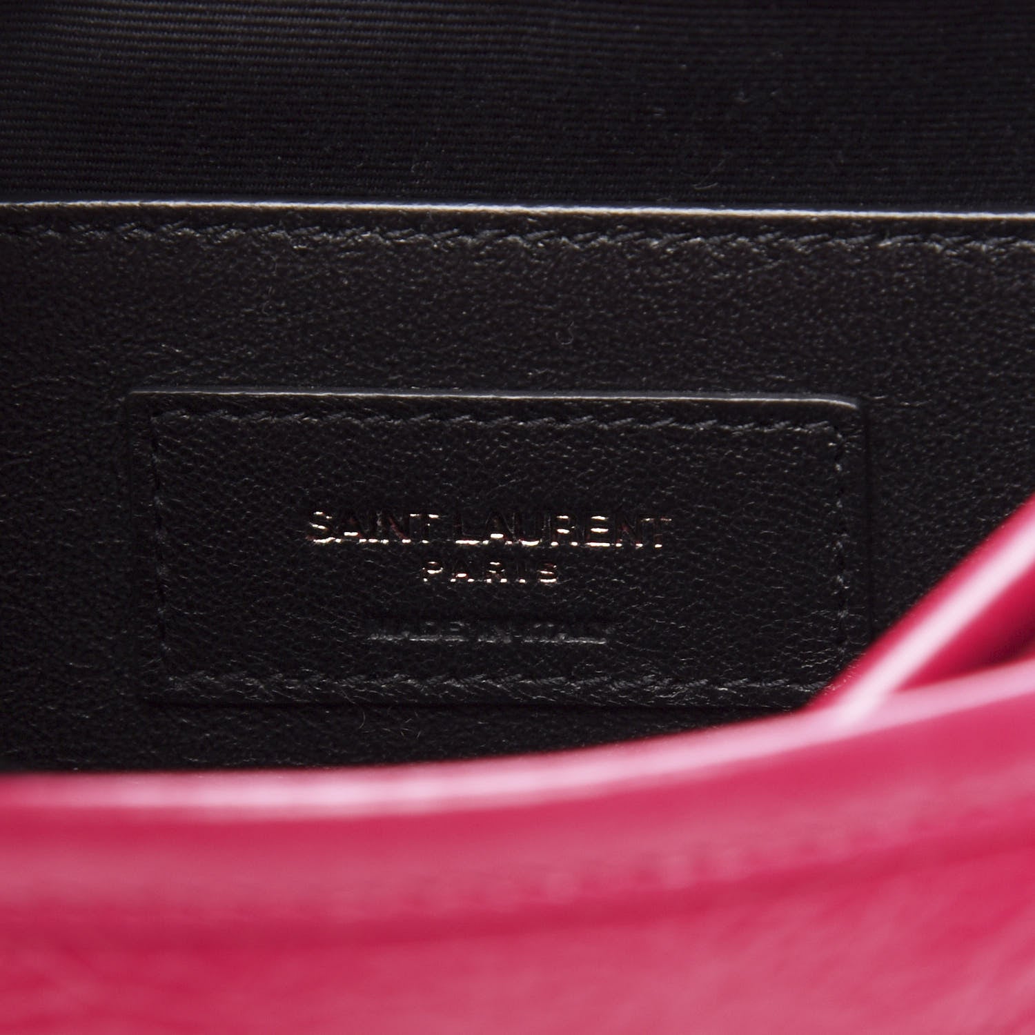 Saint Laurent Crinkled Calfskin Matelasse Monogram Baby Niki Chain Satchel Freesia 9 of 11