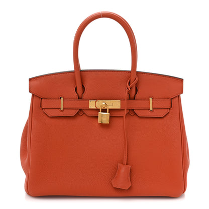 Hermes Togo BIRKIN 30 Terre Battue 1 of 12