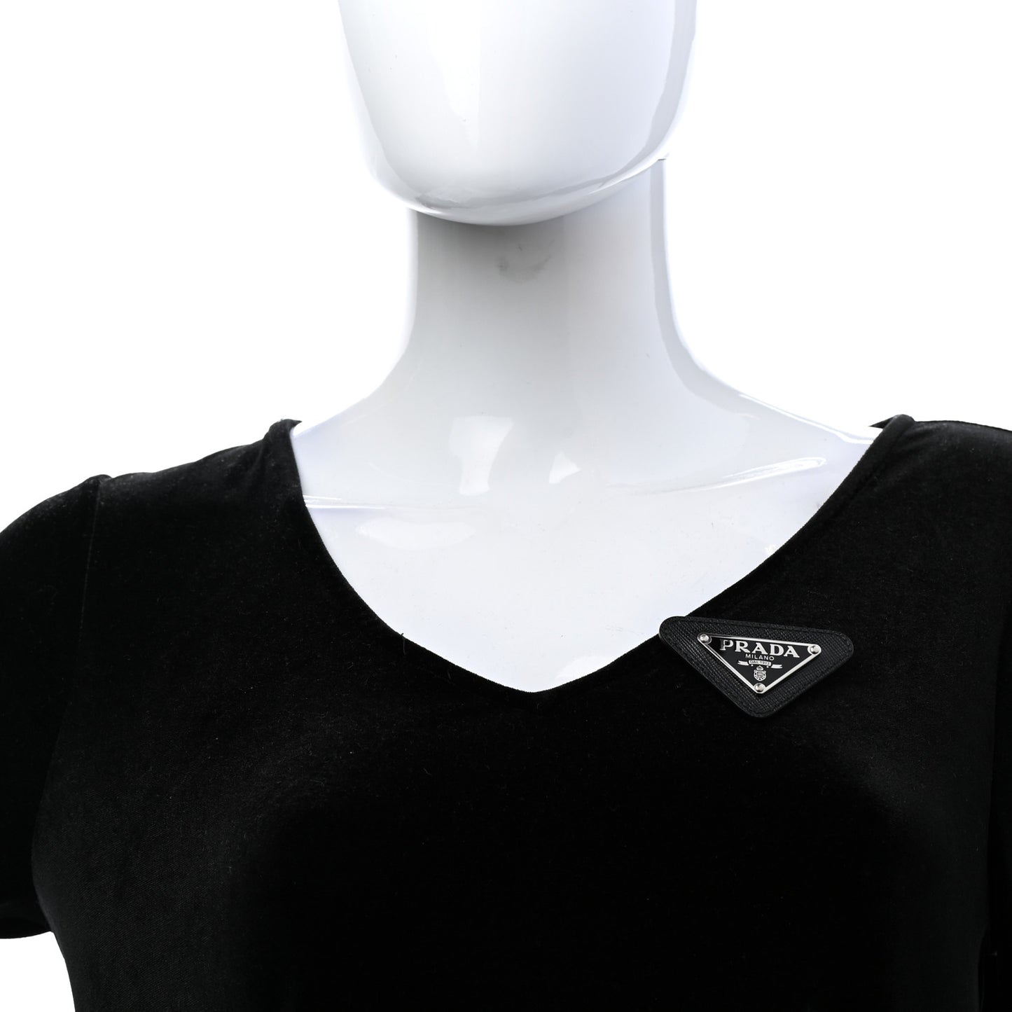 Logo Brooch Black