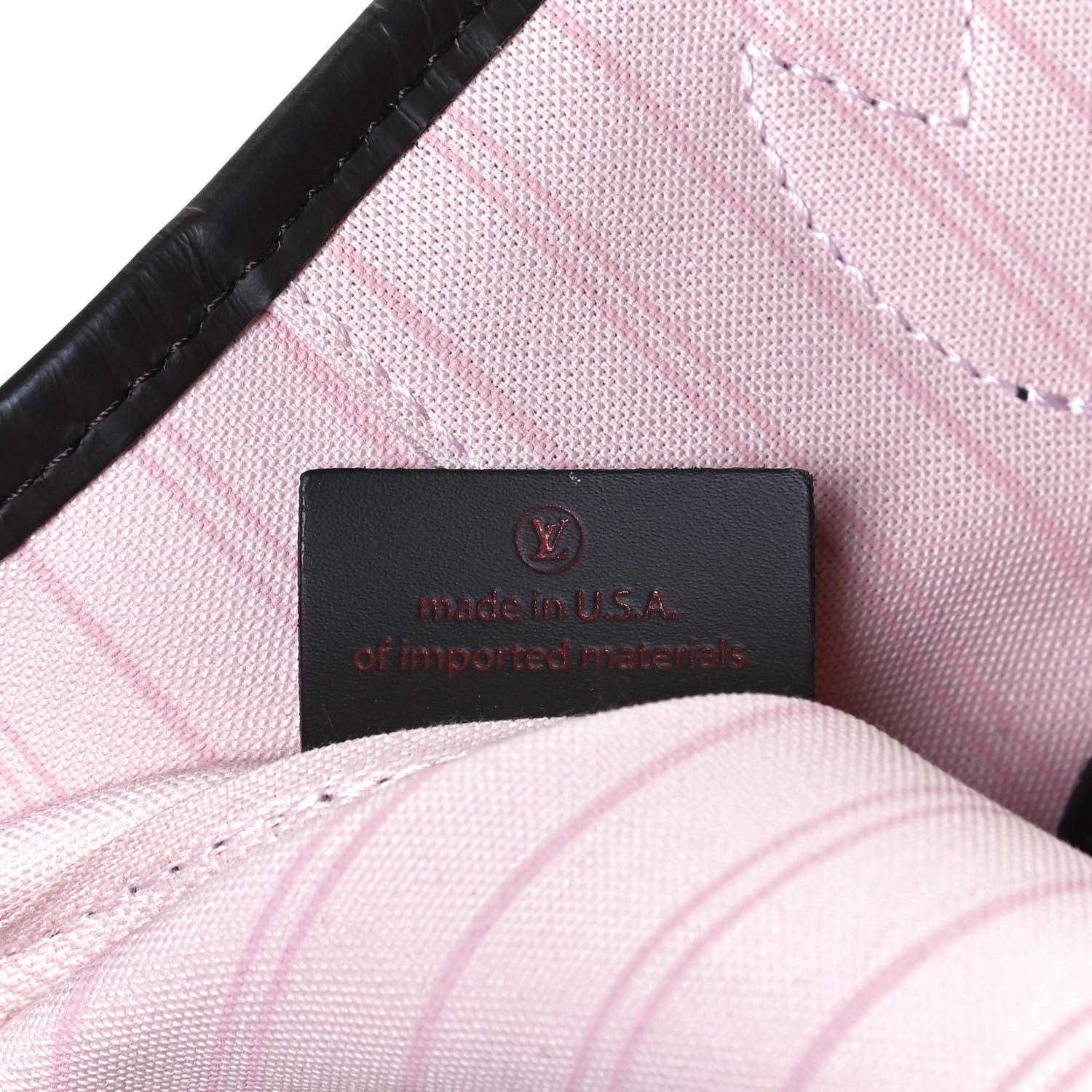 Louis Vuitton Damier Ebene Neo Neverfull MM Rose Ballerine 7 of 11