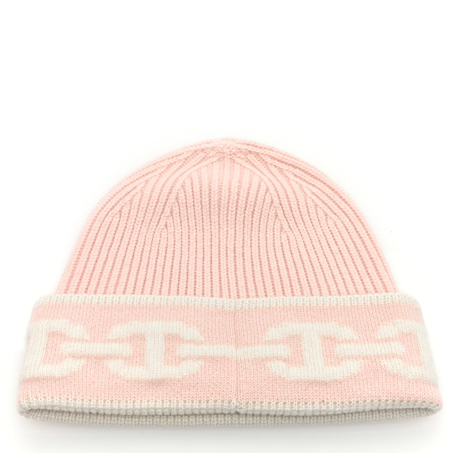 Hermes Cashmere Knit Heaven Beanie M Rose Poudre Ecru 3 of 6
