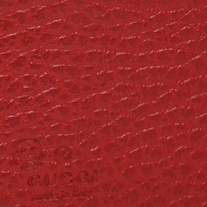 Gucci Dollar Calfskin Interlocking G French Wallet Rosso 7 of 10
