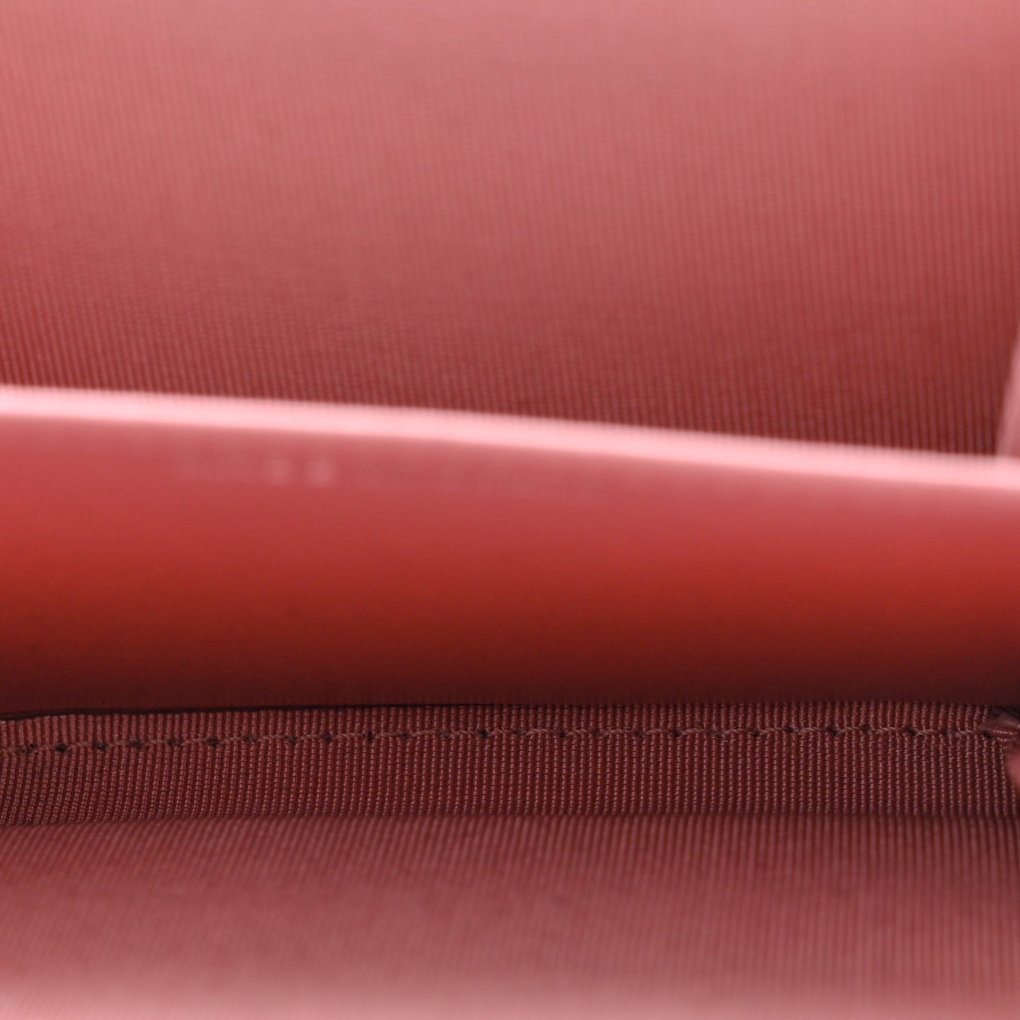 Lambskin Quilted Flap Card Holder Pink