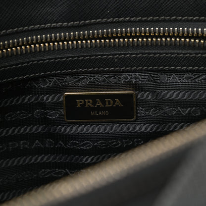 Prada Saffiano Small Galleria Double Zip Tote Black 8 of 21