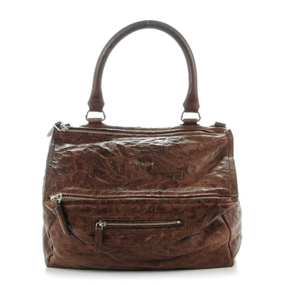 Givenchy Tumbled Sheepskin Medium Pandora Chocolate 1 of 7