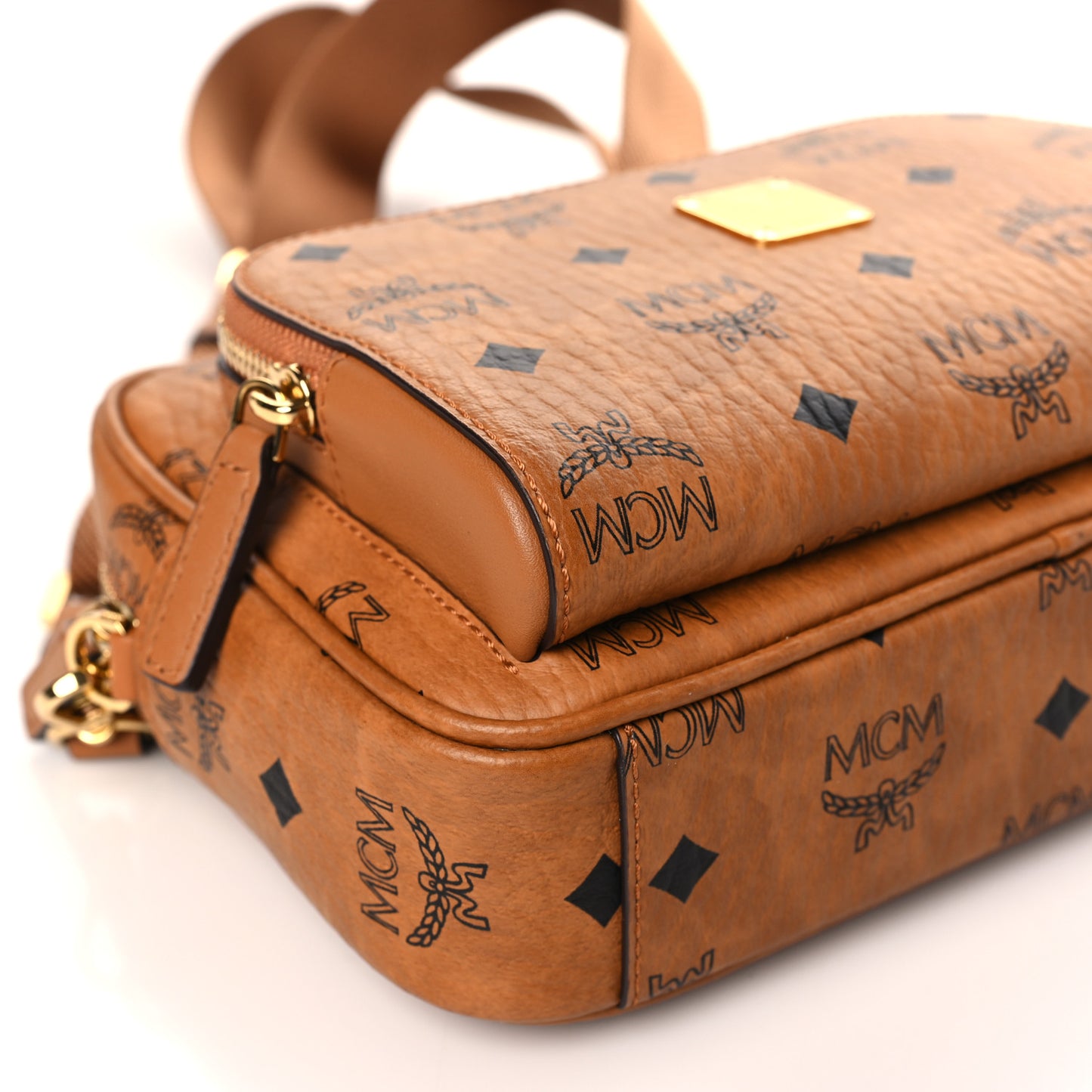 Visetos Klassik Crossbody Bag Cognac