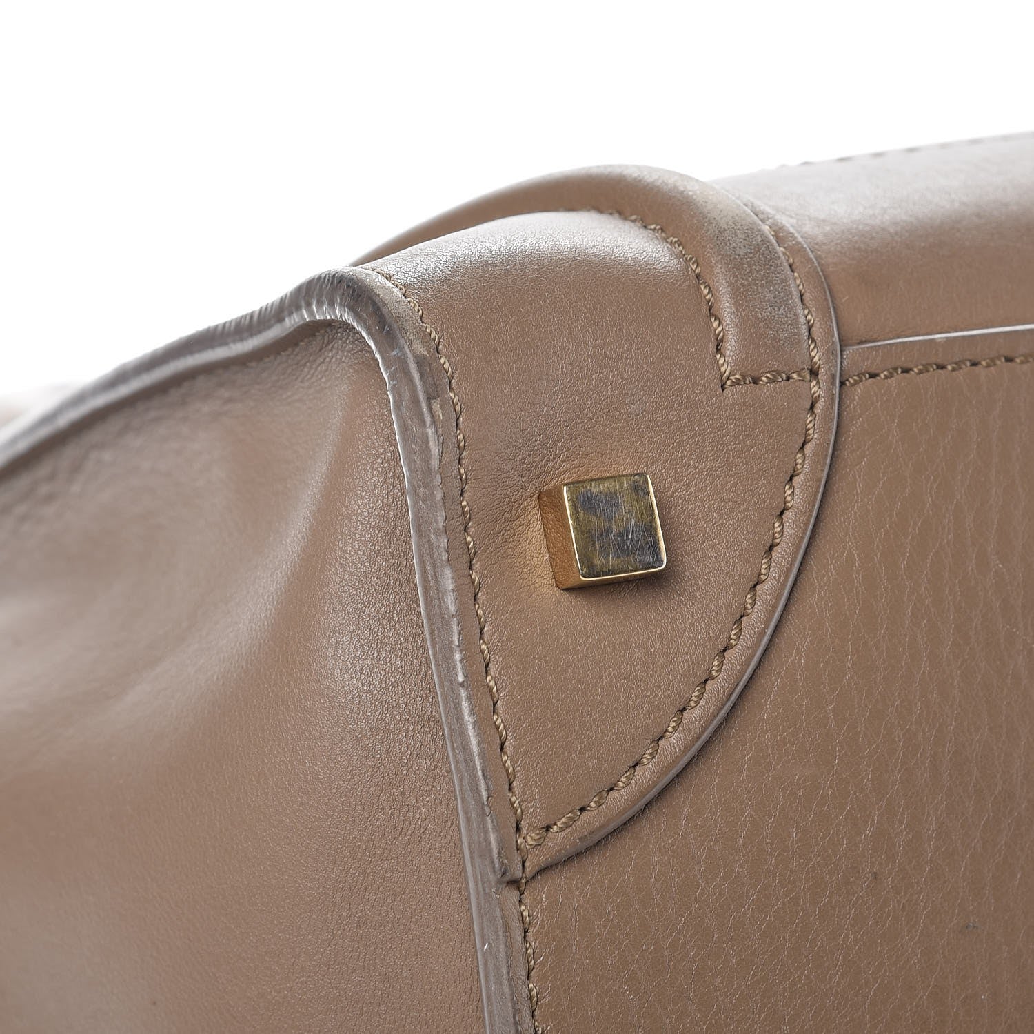 Celine Smooth Calfskin Mini Luggage Camel 12 of 20