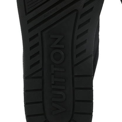Louis Vuitton Suede Mens LV Trainer Sneakers 10 Black 11 of 11