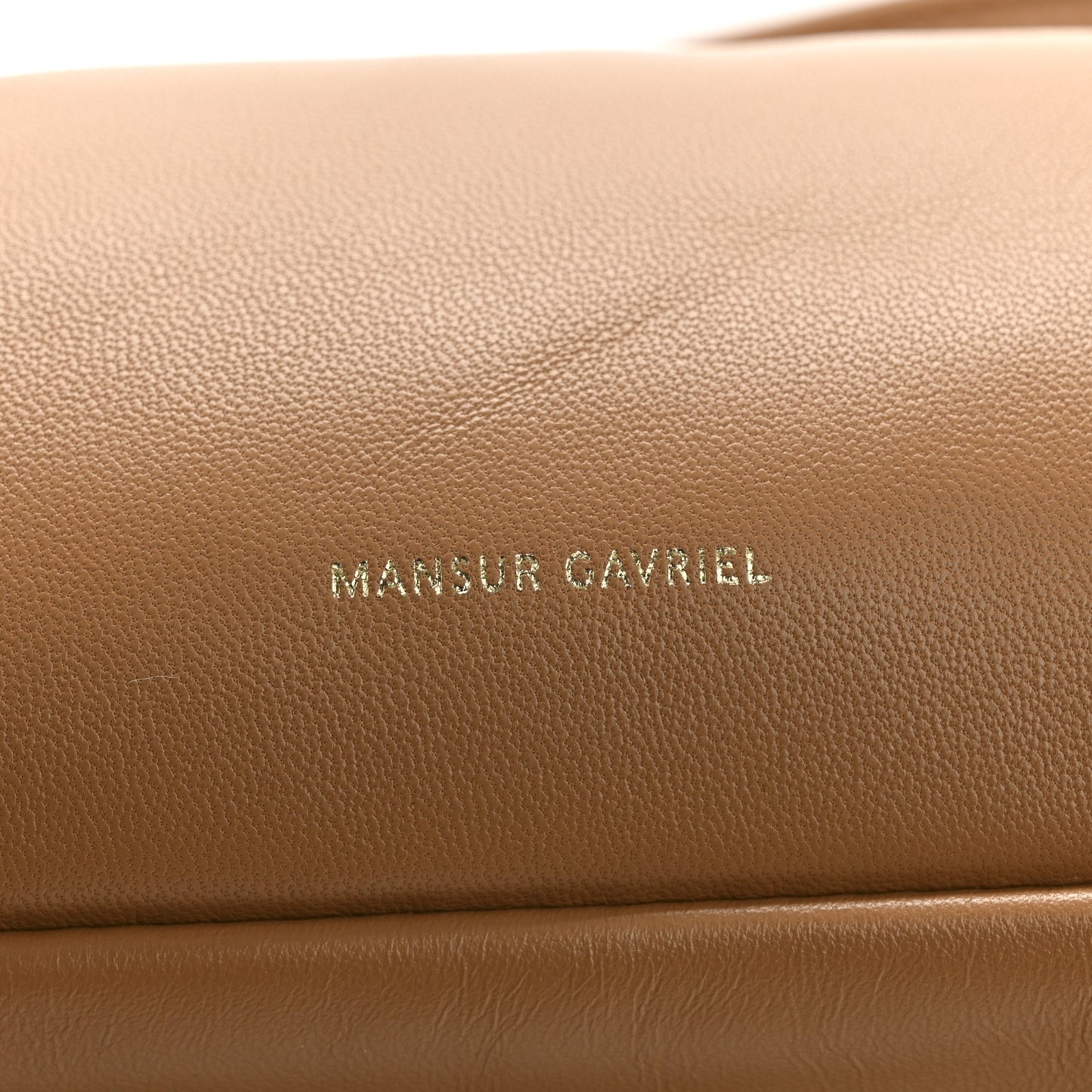 Lambskin Cloud Mini Clutch Caramel
