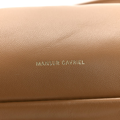 Mansur Gavriel Lambskin Cloud Mini Clutch Caramel 6 of 10