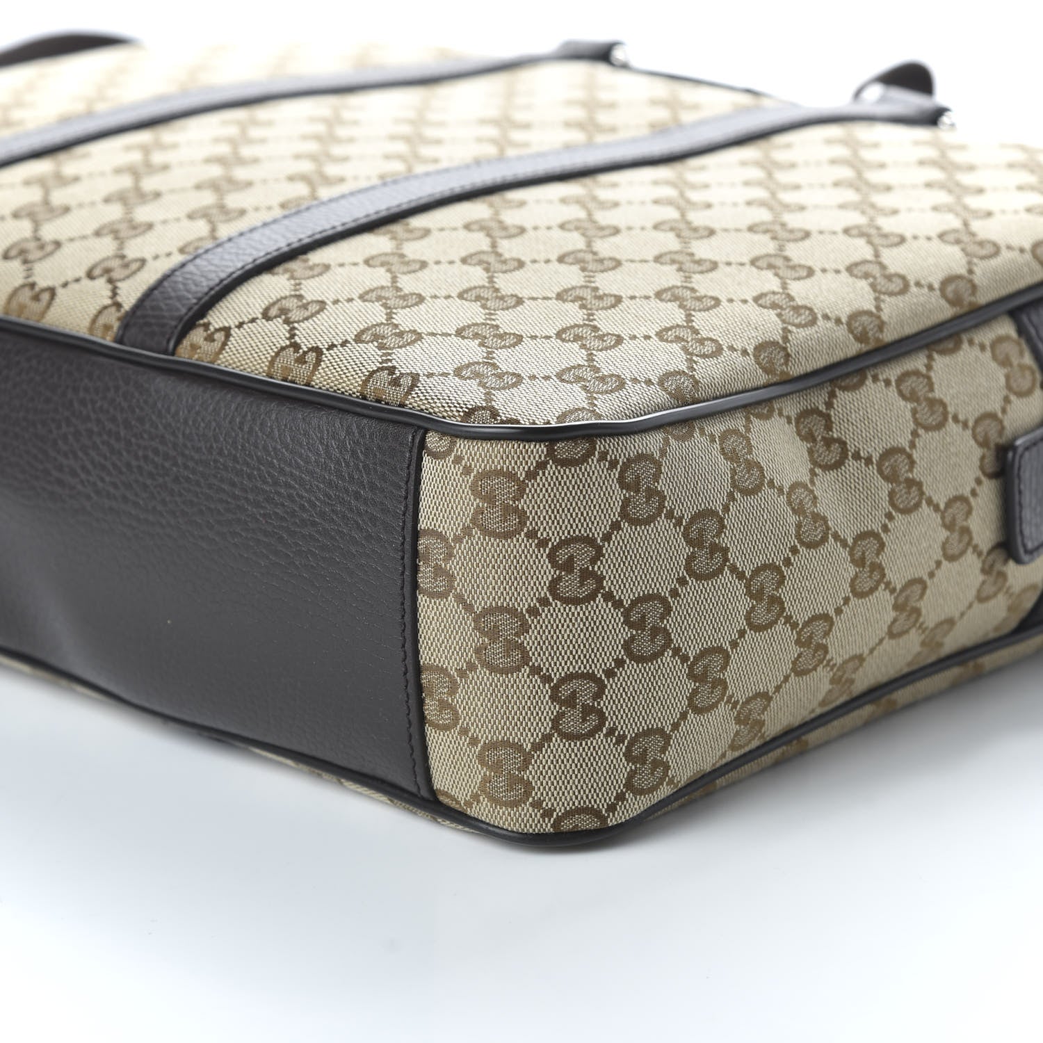 Gucci Monogram Briefcase Dark Brown 7 of 10
