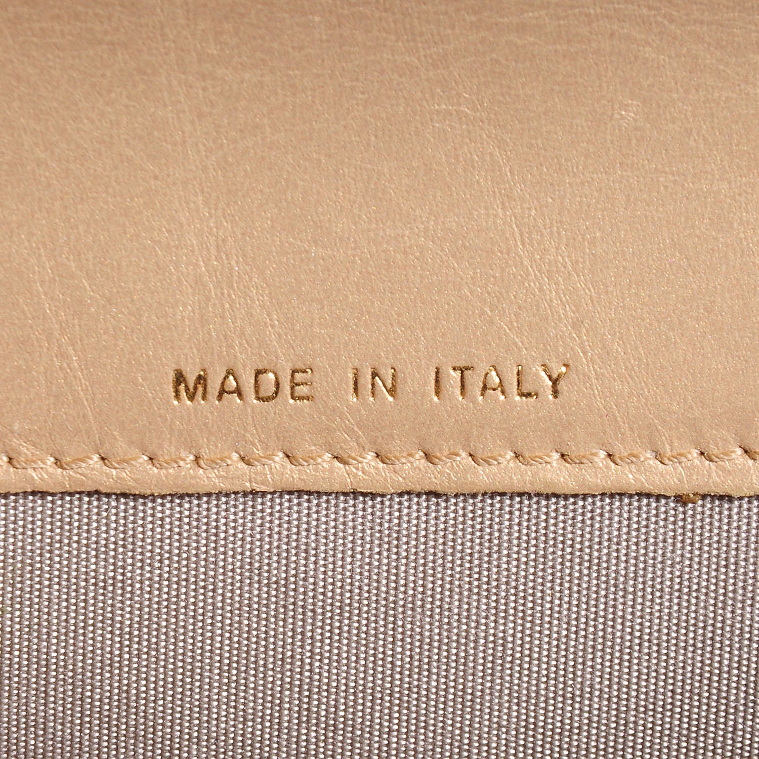 Chanel Calfskin Card Holder Wallet Gold 7 of 8