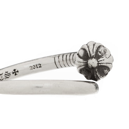 Chrome Hearts Sterling Silver Cross Ball Nail Ring 62 10 3 of 7