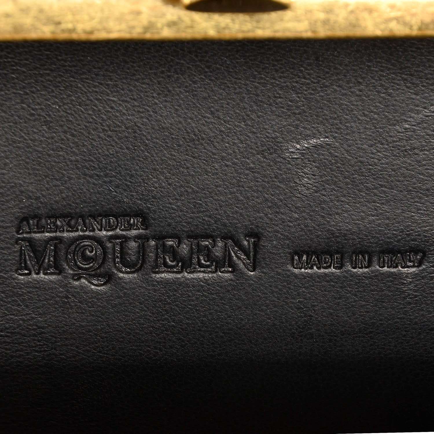 Alexander McQueen Glory Embroidery Skull Box Clutch Black 7 of 8