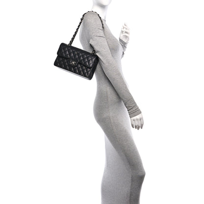 Chanel Caviar Quilted Small Double Flap Black 2 of 10