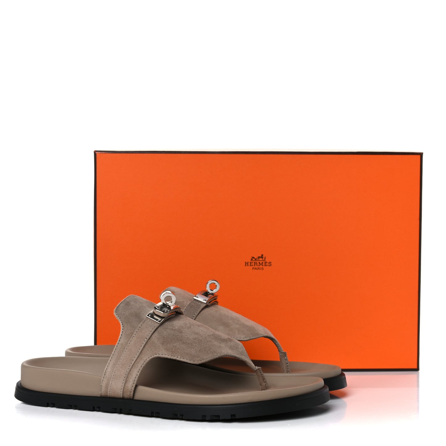 Suede Goatskin Womens Empire Sandals 38 Beige Sable