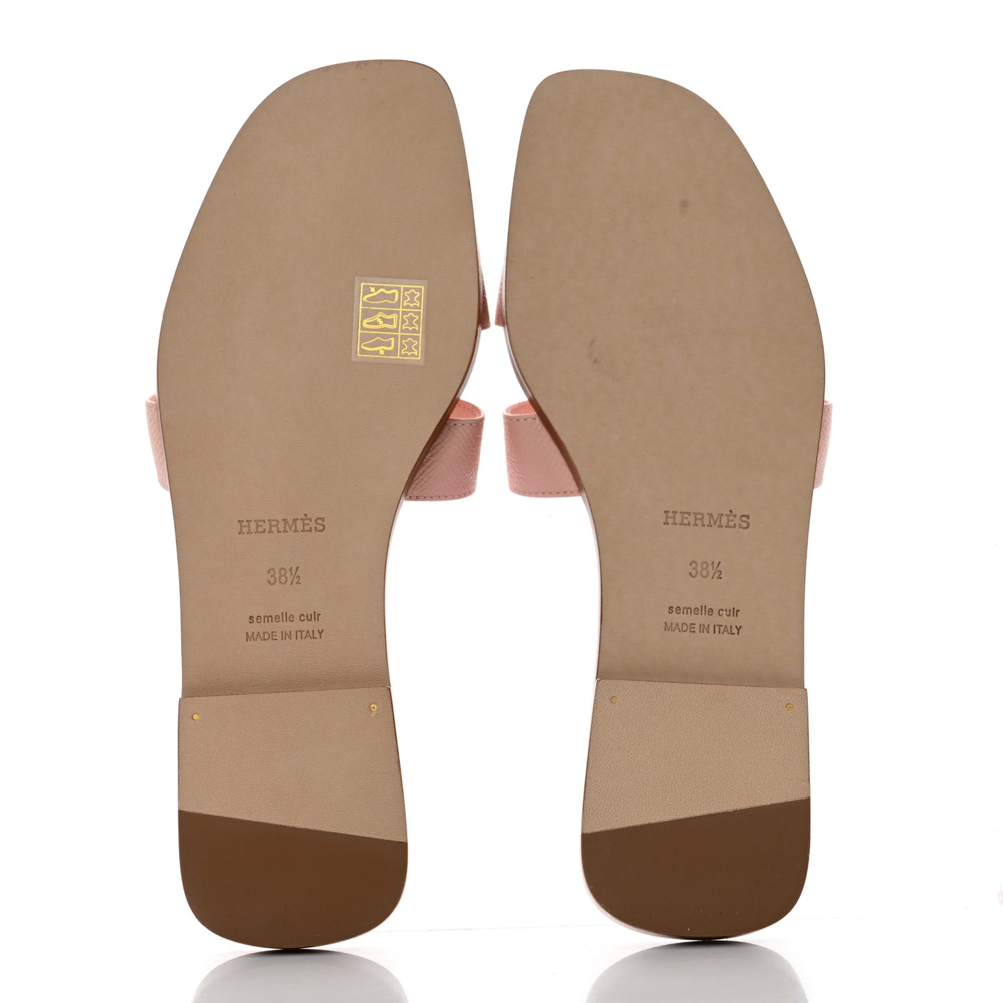 Epsom Oran Sandals 38.5 Rose Pale