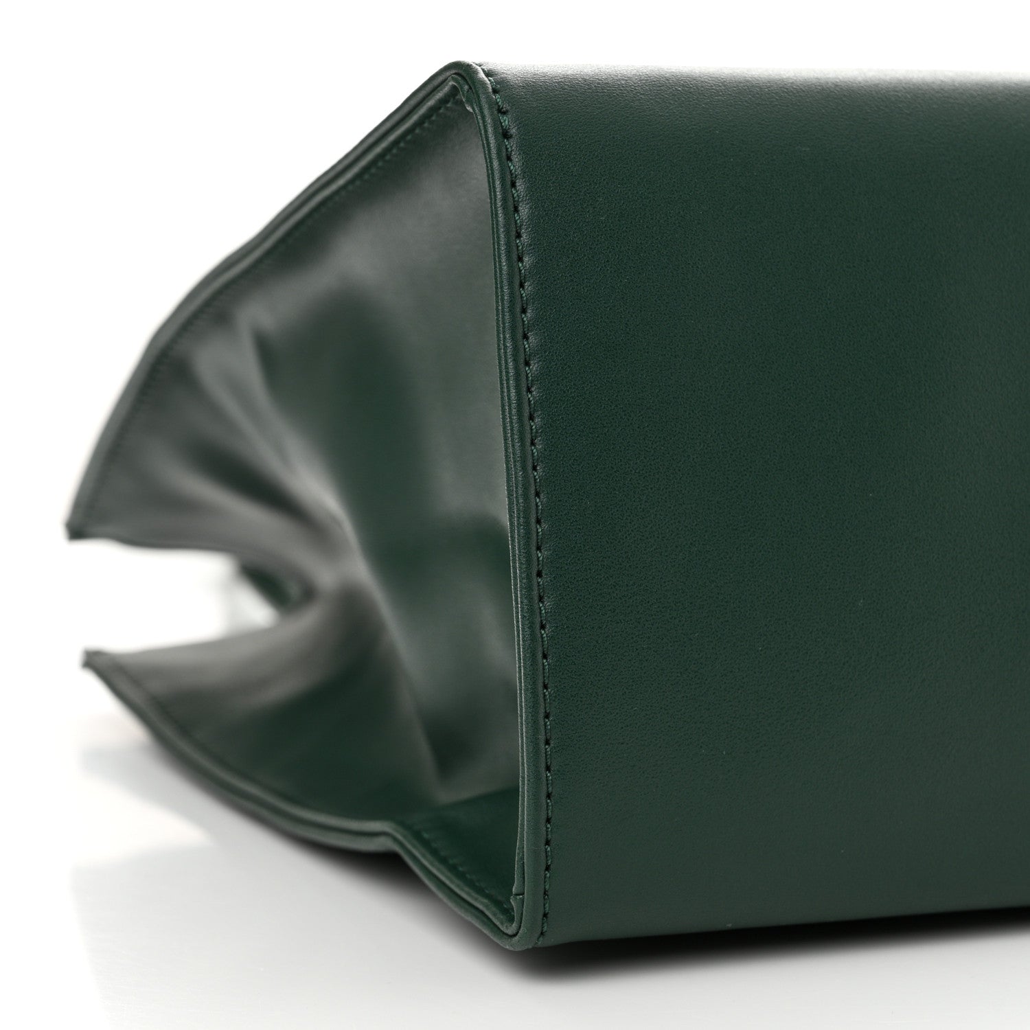 Telfar Vegan Leather Medium Shopping Bag Dark Olive 9 of 10