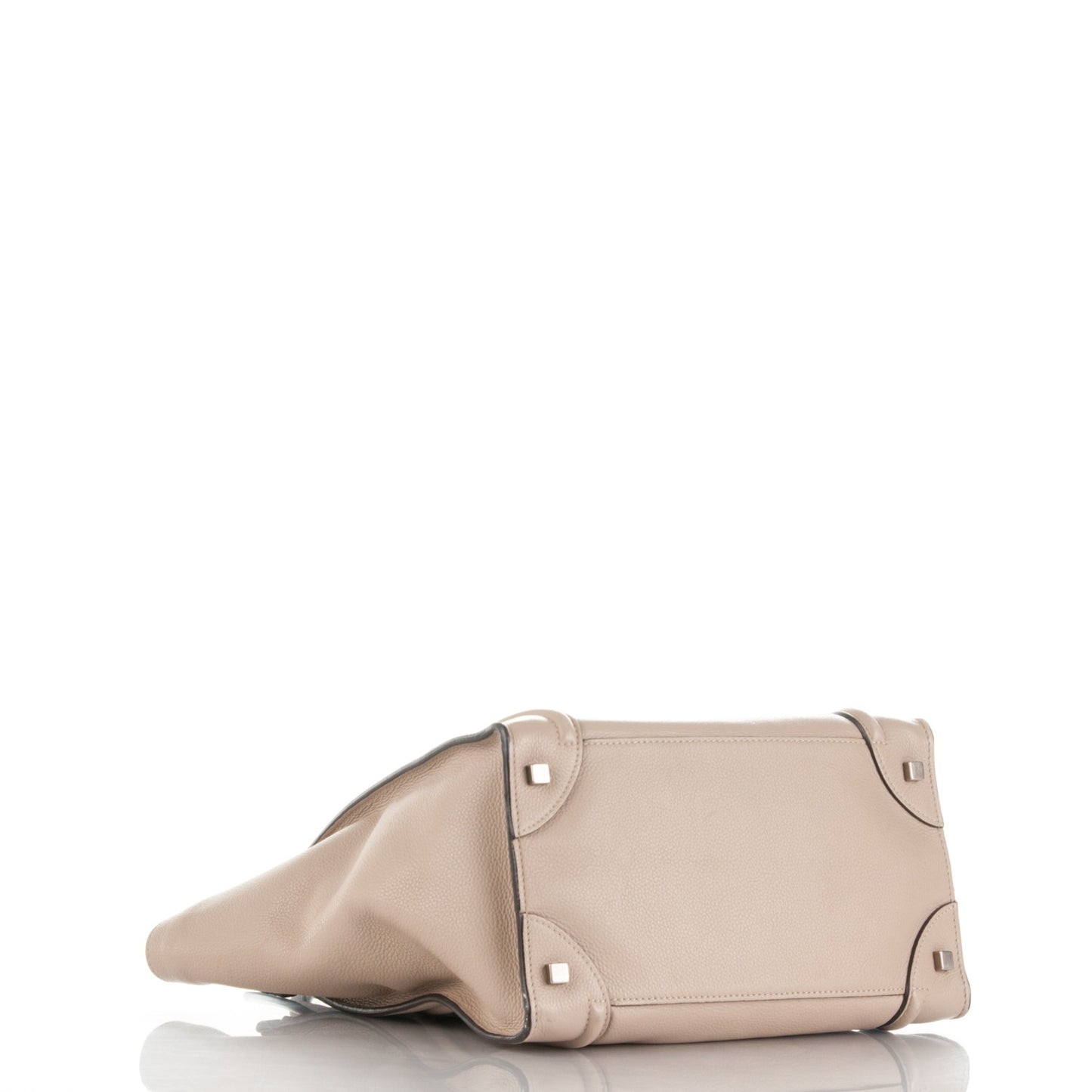 Drummed Calfskin Mini Luggage Dune