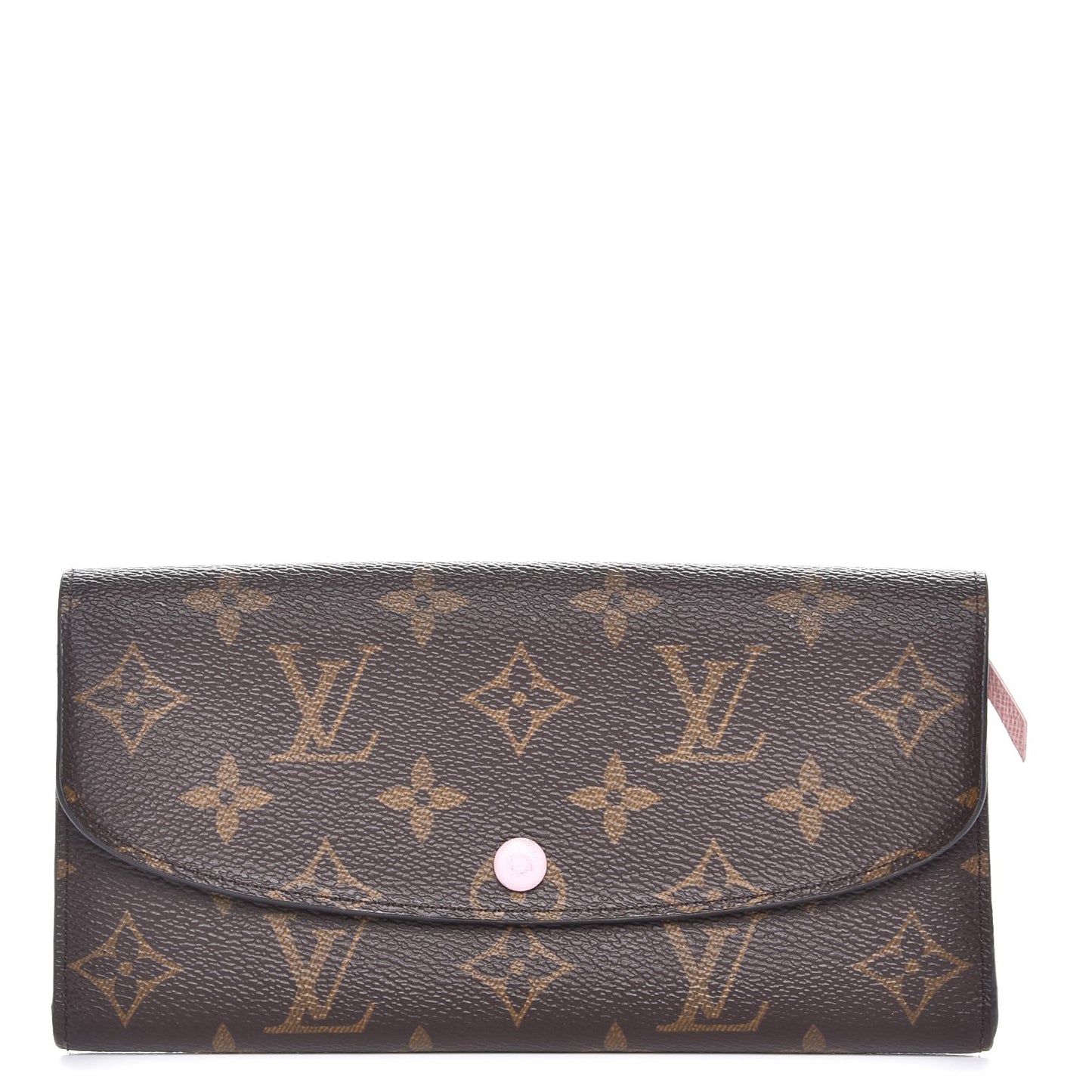 Monogram Emilie Wallet Rose Ballerine