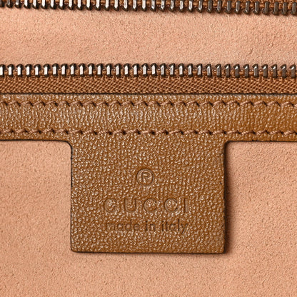 Gucci New Sakai Calfskin Lux Web Medium Dahlia Tote Quarz Beige 6 of 9