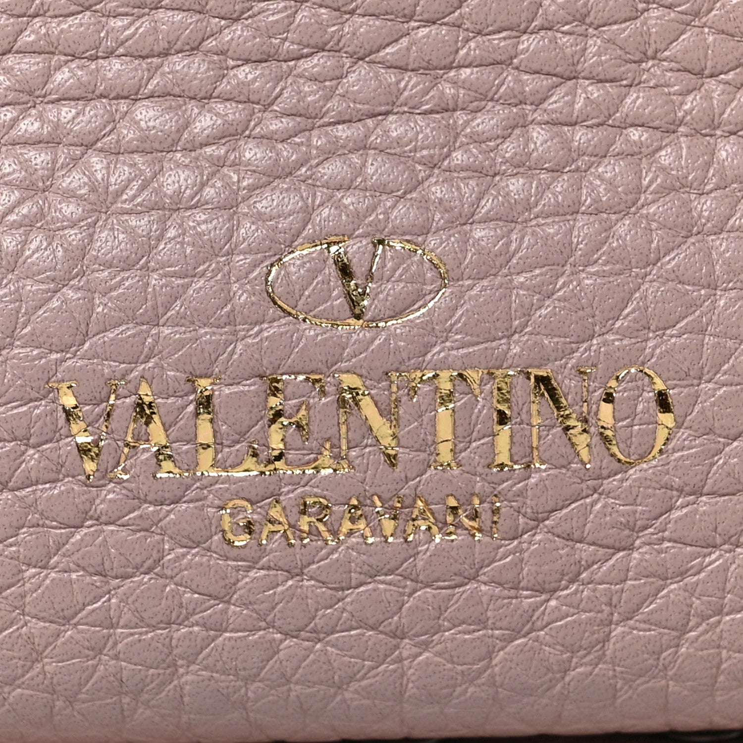 Valentino Garavani Grained Calfskin Rockstud Bucket Bag Poudre 9 of 9