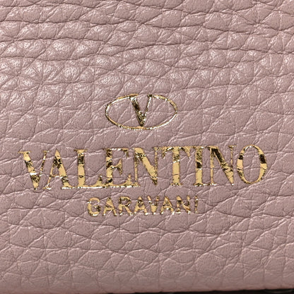 Valentino Garavani Grained Calfskin Rockstud Bucket Bag Poudre 9 of 9