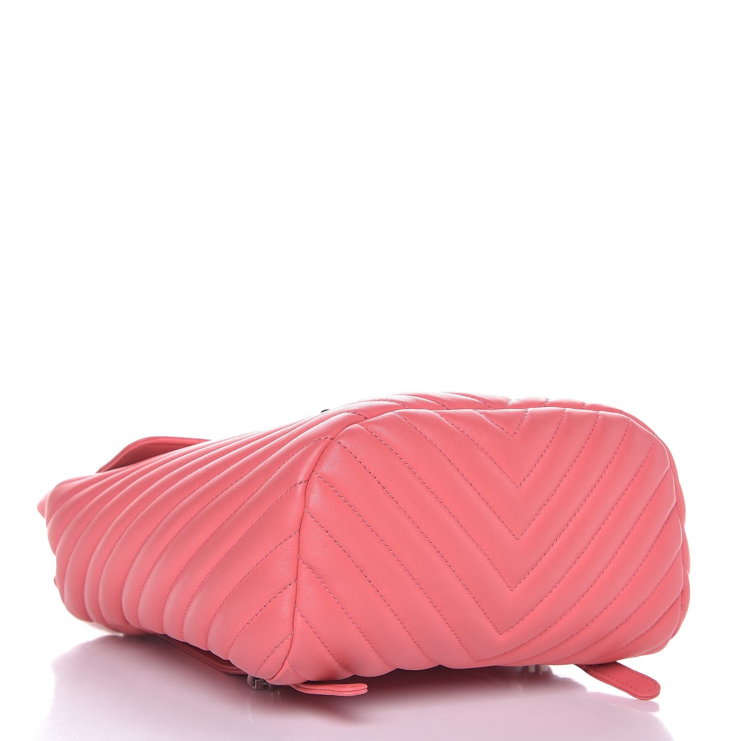 Calfskin Chevron Quilted Small Urban Spirit Backpack Pink
