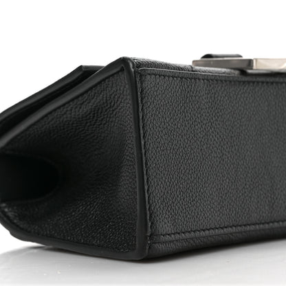 Balenciaga Grained Calfskin Hourglass Top Handle Bag XS Black 7 of 8