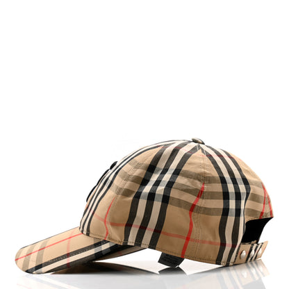 Burberry Cotton Vintage Check Monogram Baseball Hat S Archive Beige 4 of 10