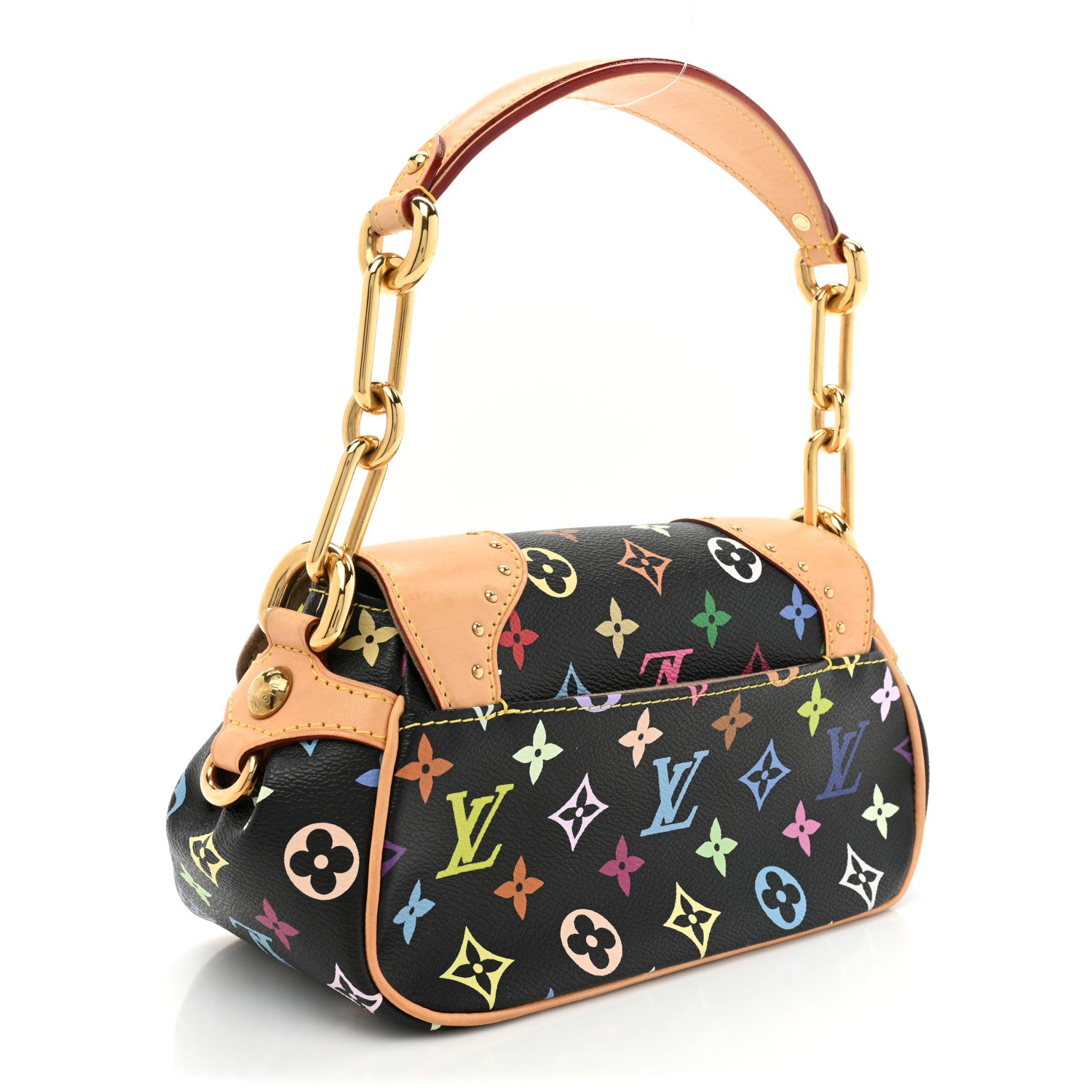 Louis Vuitton Monogram Multicolor Marilyn Black 3 of 14