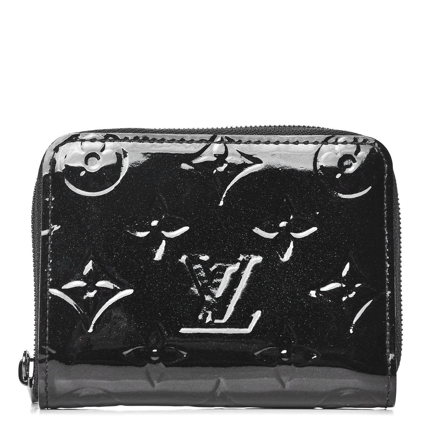 Vernis Zippy Coin Purse Wallet Noir Magnetique
