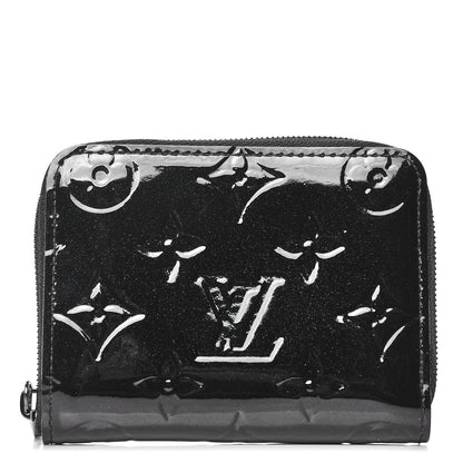 Louis Vuitton Vernis Zippy Coin Purse Wallet Noir Magnetique 1 of 7