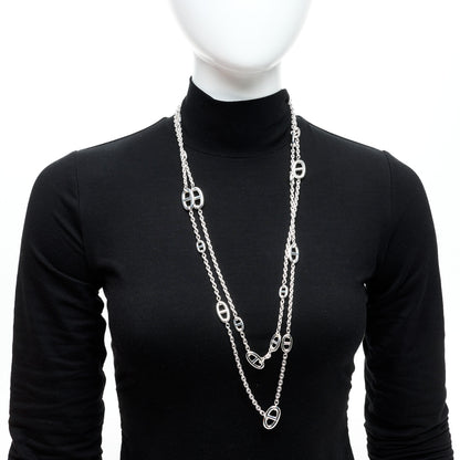 Hermes Sterling Silver Farandole Necklace 160 2 of 6