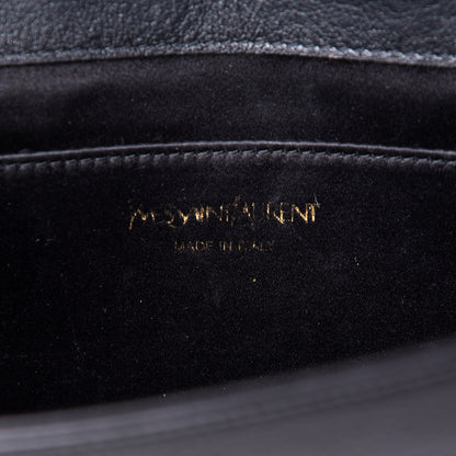 Saint Laurent Calfskin Monogram Large Belle De Jour Clutch Black 8 of 11