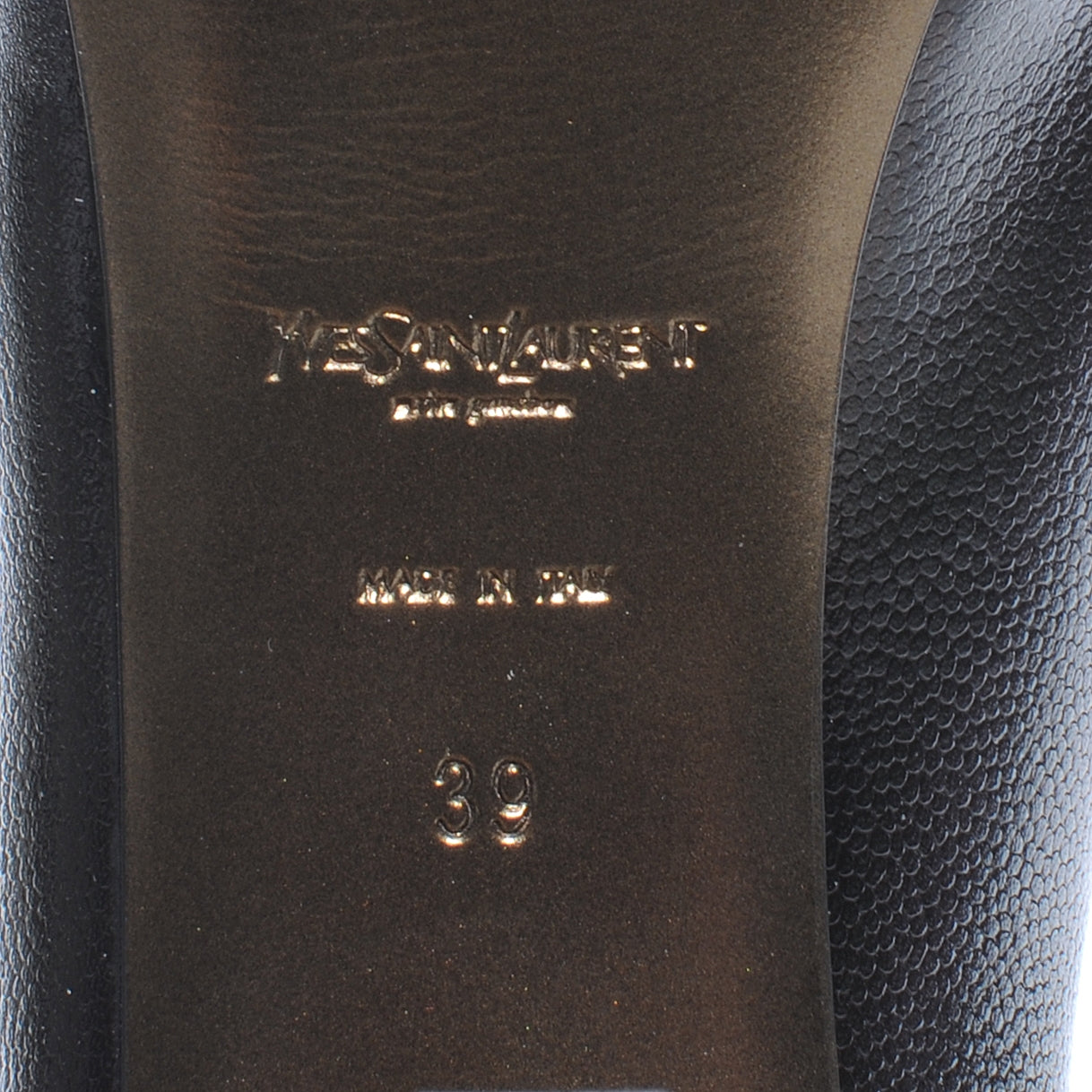 Saint Laurent Leather Tribtoo 80 Pumps 39 Black 6 of 7