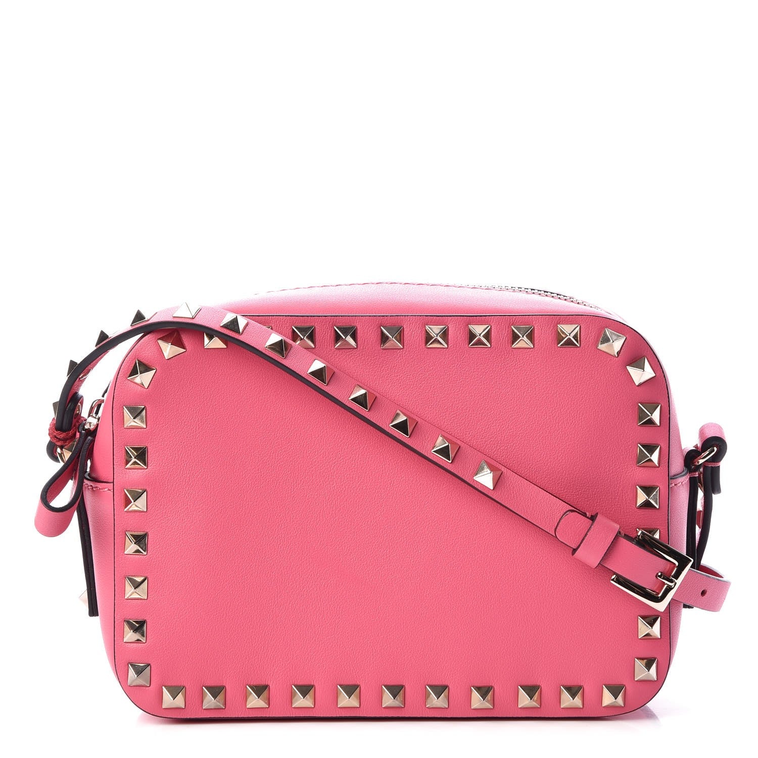 Valentino Garavani Vitello Rockstud Camera Crossbody Bag Shadow Pink 1 of 6