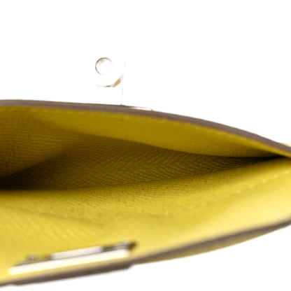 Hermes Swift Epsom Pocket Kelly Shoulder Strap Nata Lime 5 of 6