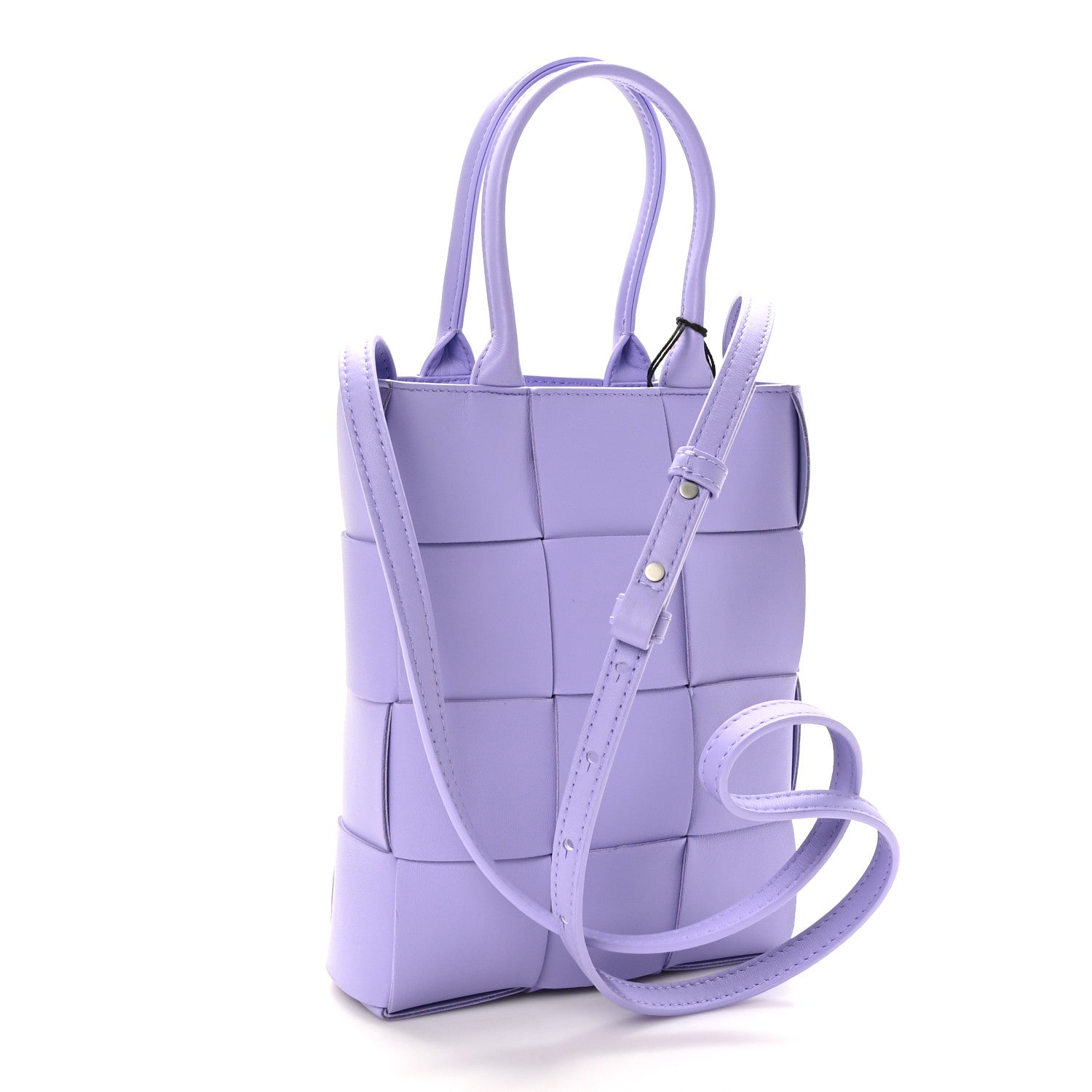 Bottega Veneta Lambskin Maxi Intrecciato North South Cassette Tote Wisteria 3 of 8