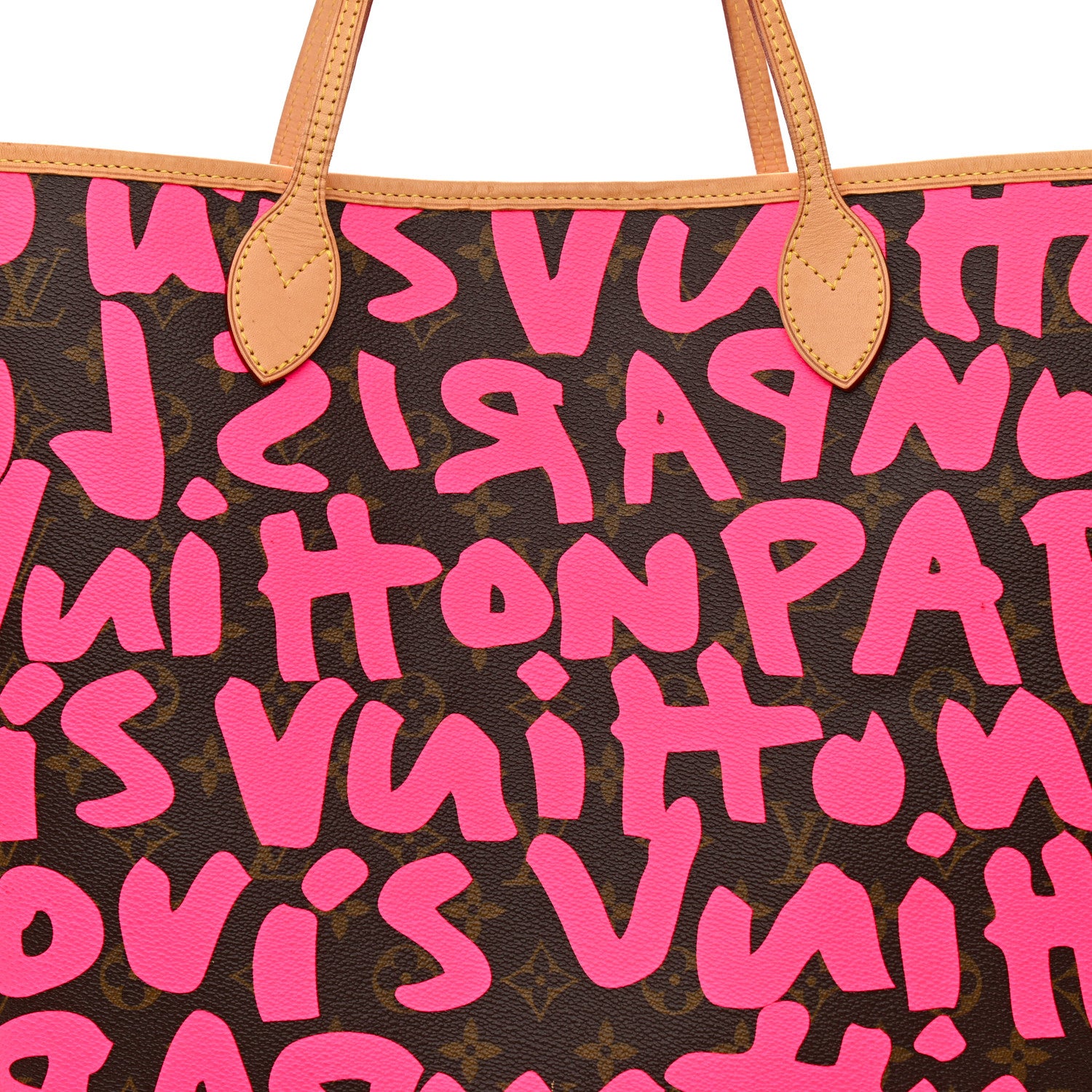 Louis Vuitton Monogram Graffiti Neverfull GM Fuchsia 10 of 12