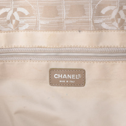 Chanel Nylon Medium Travel Tote Beige 8 of 16