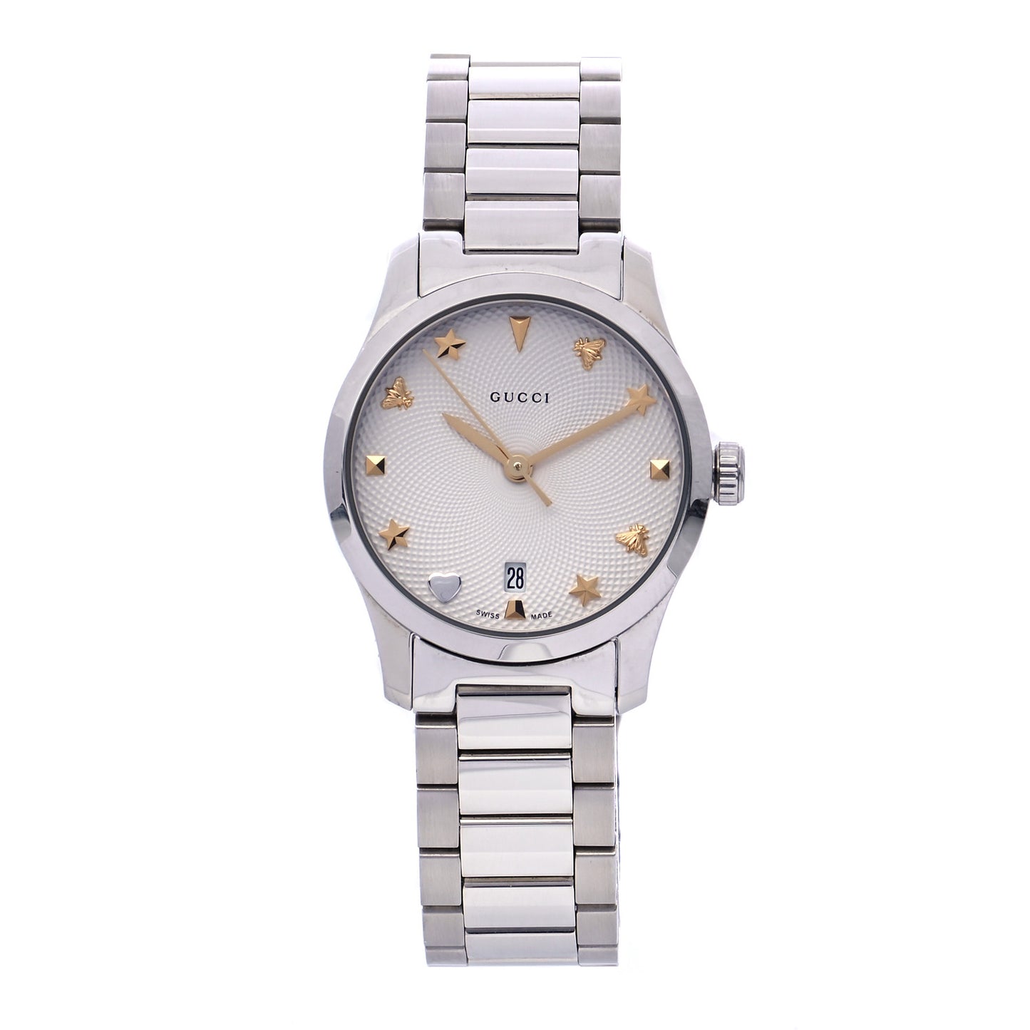 Stainless Steel 27mm G-Timeless Charm Quartz Watch