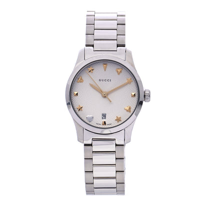 Gucci Stainless Steel 27mm G-Timeless Charm Quartz Watch 1 of 6