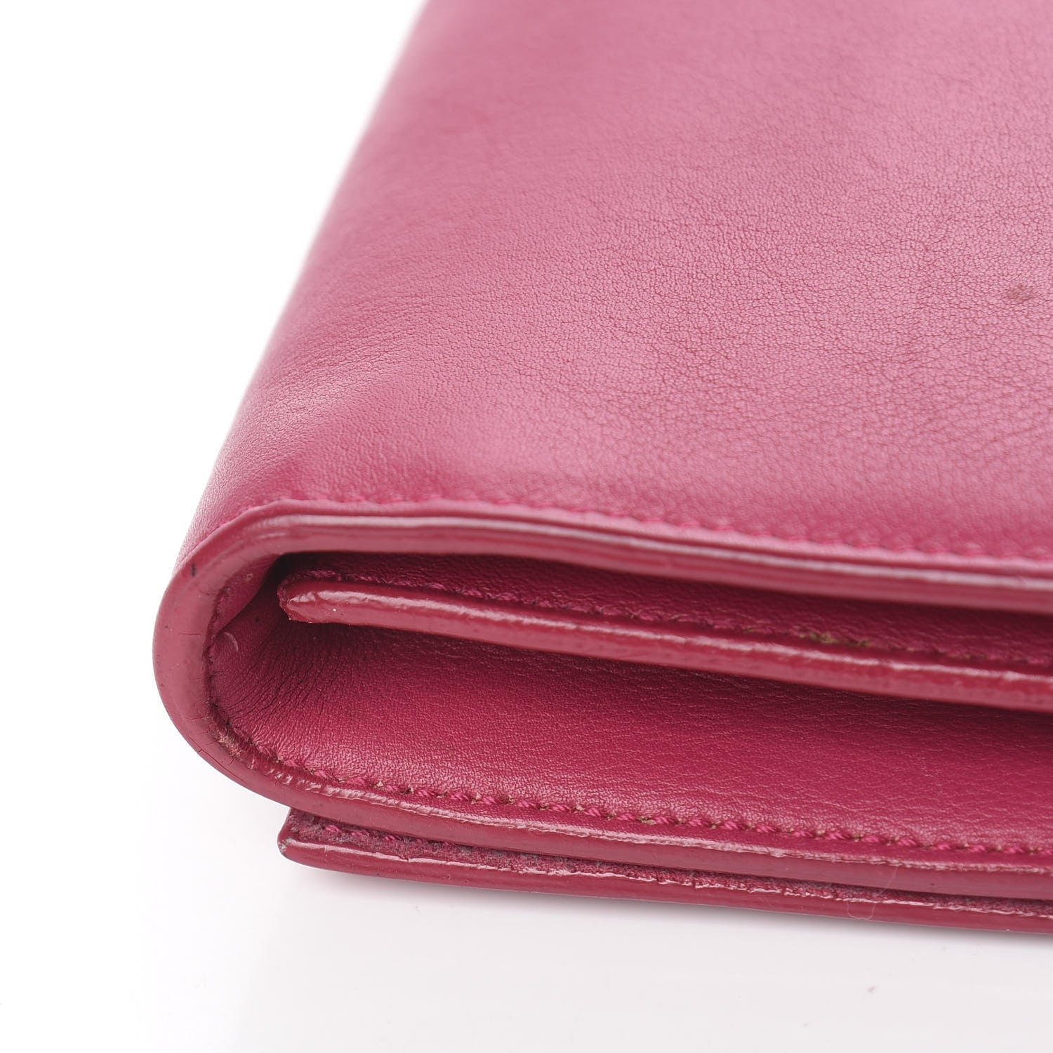 Saint Laurent Calfskin Small Classic Y Satchel Fuchsia 10 of 17