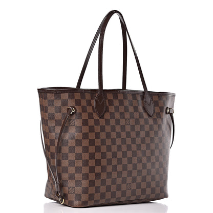 Louis Vuitton Damier Ebene Neo Neverfull MM Rose Ballerine 3 of 20