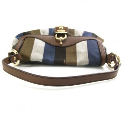 Fendi Pequin Large Chef Shoulder Bag Multicolor 5 of 11