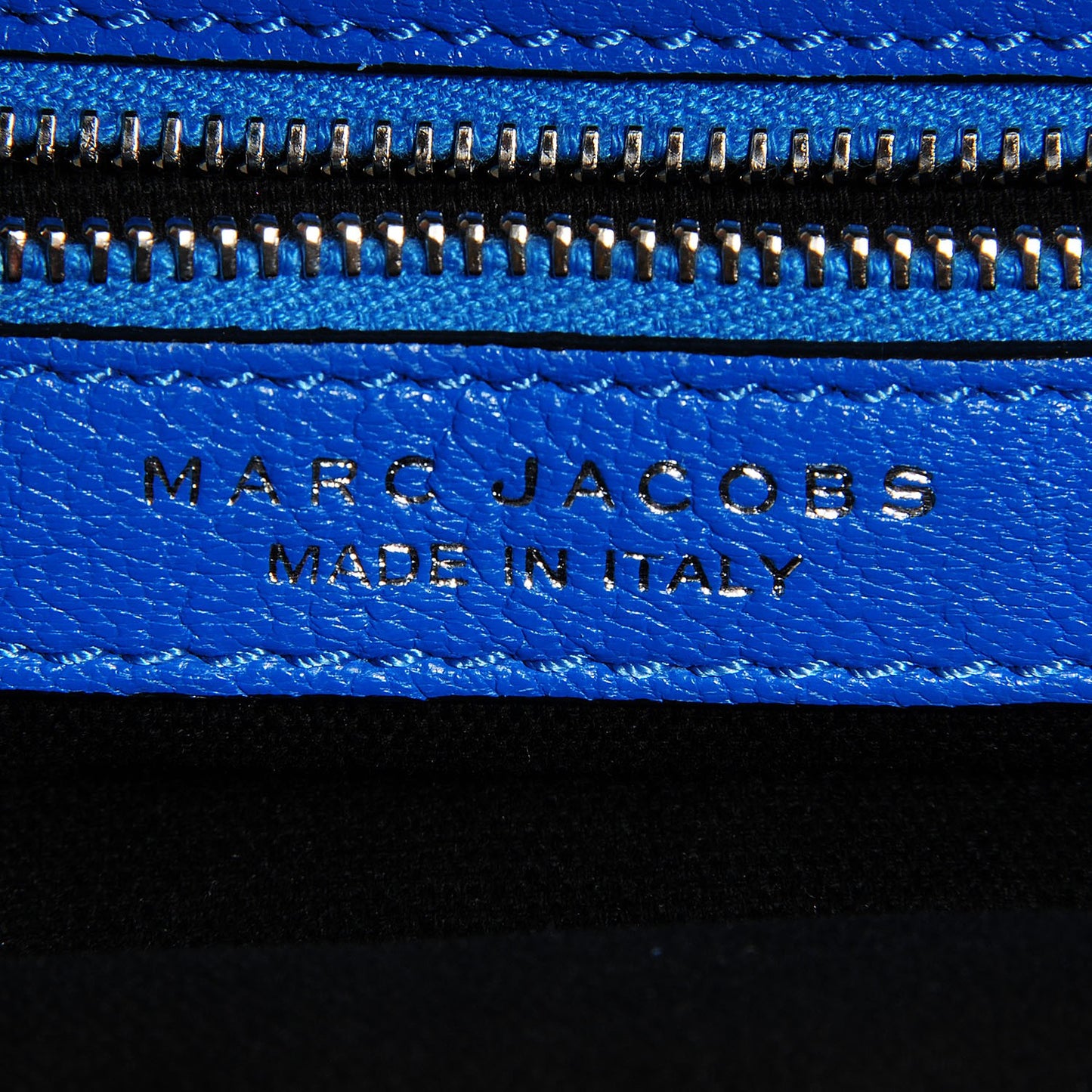 Calfskin Quilted Stam Blue